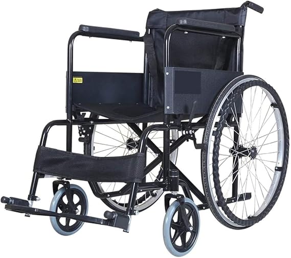 Silla de Ruedas cómoda de tránsito Ligera y Plegable propulsada