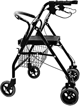 Andadera Ortopédica con Asiento y Frenos – Color Negro Venta - Image 3