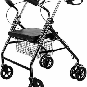 Andadera Ortopédica con Asiento y Frenos – Color Negro Venta