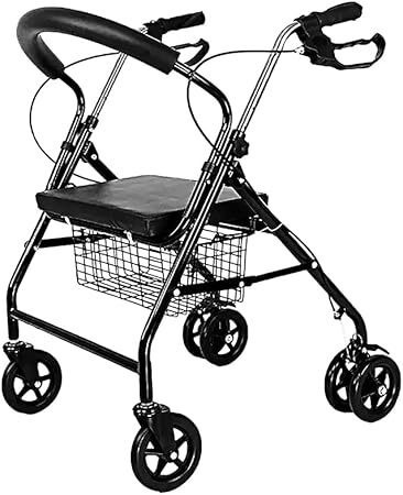Andadera Ortopédica con Asiento y Frenos – Color Negro Venta